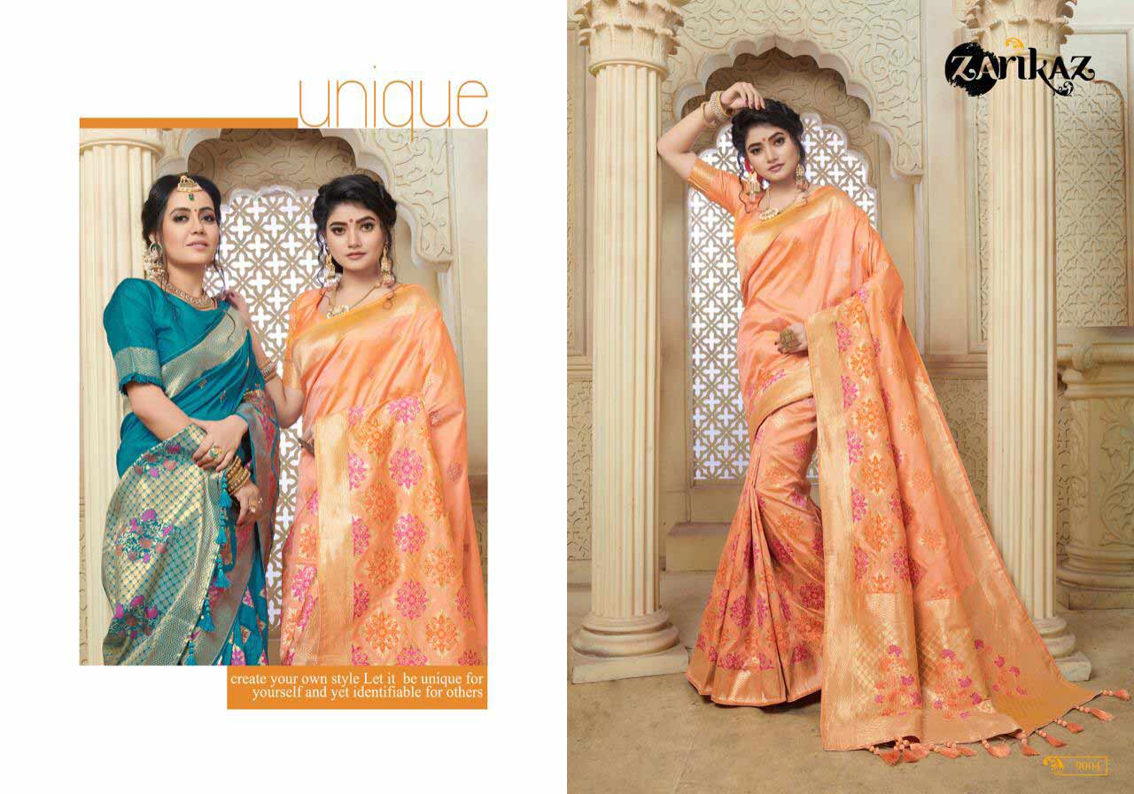 Pihuu Vol-9 The Kazo Banarasi Art Silk Saree Pihuu Vol-9 The Kazo Banarasi Art Silk Saree